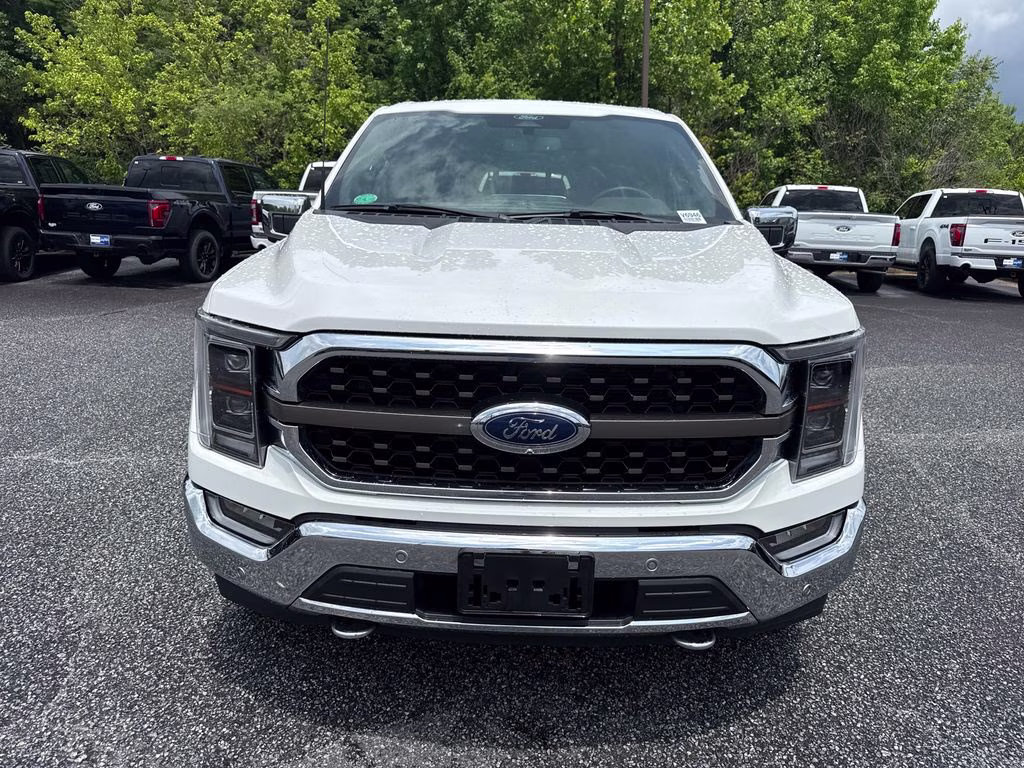 2022 Star White Metallic Tri-Coat Ford F-150 King Ranch 4X4 Truck