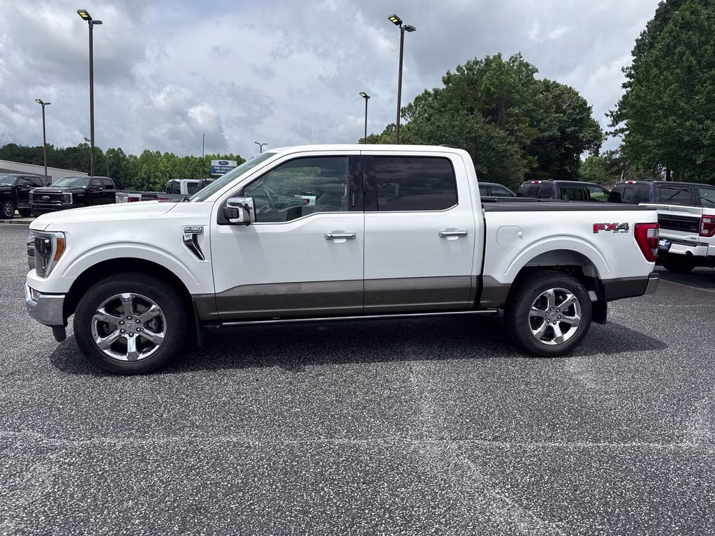 2022 Star White Metallic Tri-Coat Ford F-150 King Ranch 4X4 Truck