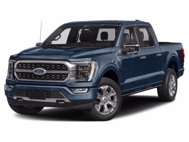2023 Azure Gray Metallic Tri-Coat Ford F-150 Platinum 4X4 Truck