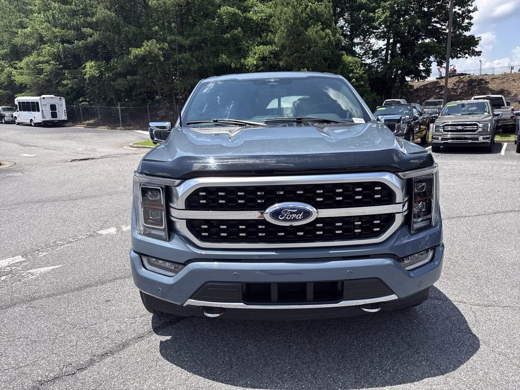 2023 Azure Gray Metallic Tri-Coat Ford F-150 Platinum 4X4 Truck