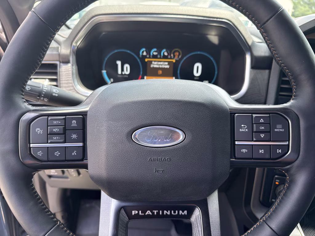 2023 Azure Gray Metallic Tri-Coat Ford F-150 Platinum 4X4 Truck
