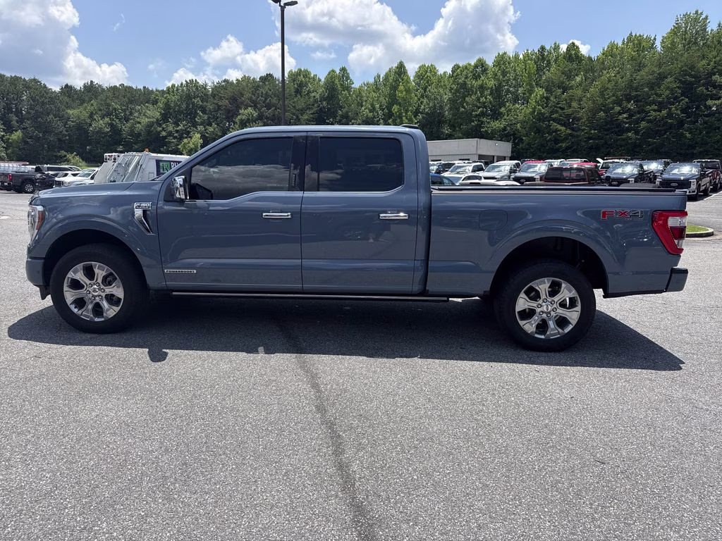 2023 Azure Gray Metallic Tri-Coat Ford F-150 Platinum 4X4 Truck
