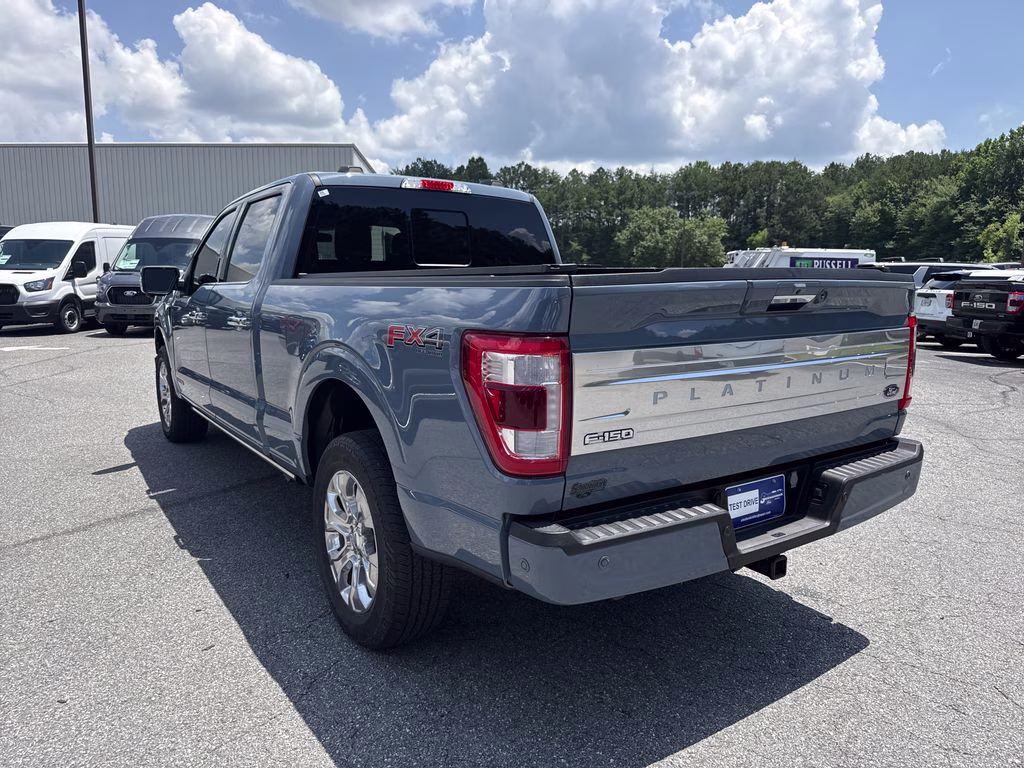 2023 Azure Gray Metallic Tri-Coat Ford F-150 Platinum 4X4 Truck