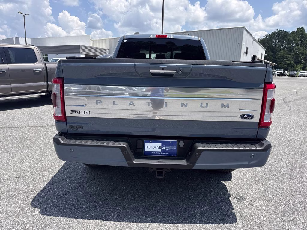 2023 Azure Gray Metallic Tri-Coat Ford F-150 Platinum 4X4 Truck