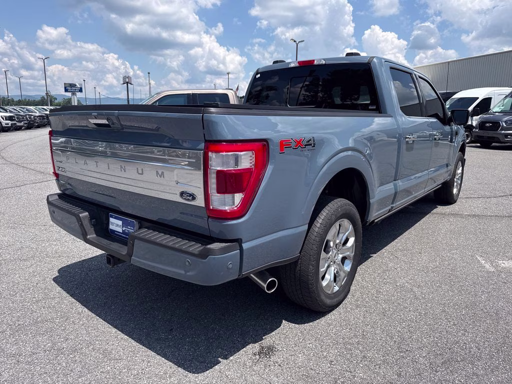 2023 Azure Gray Metallic Tri-Coat Ford F-150 Platinum 4X4 Truck