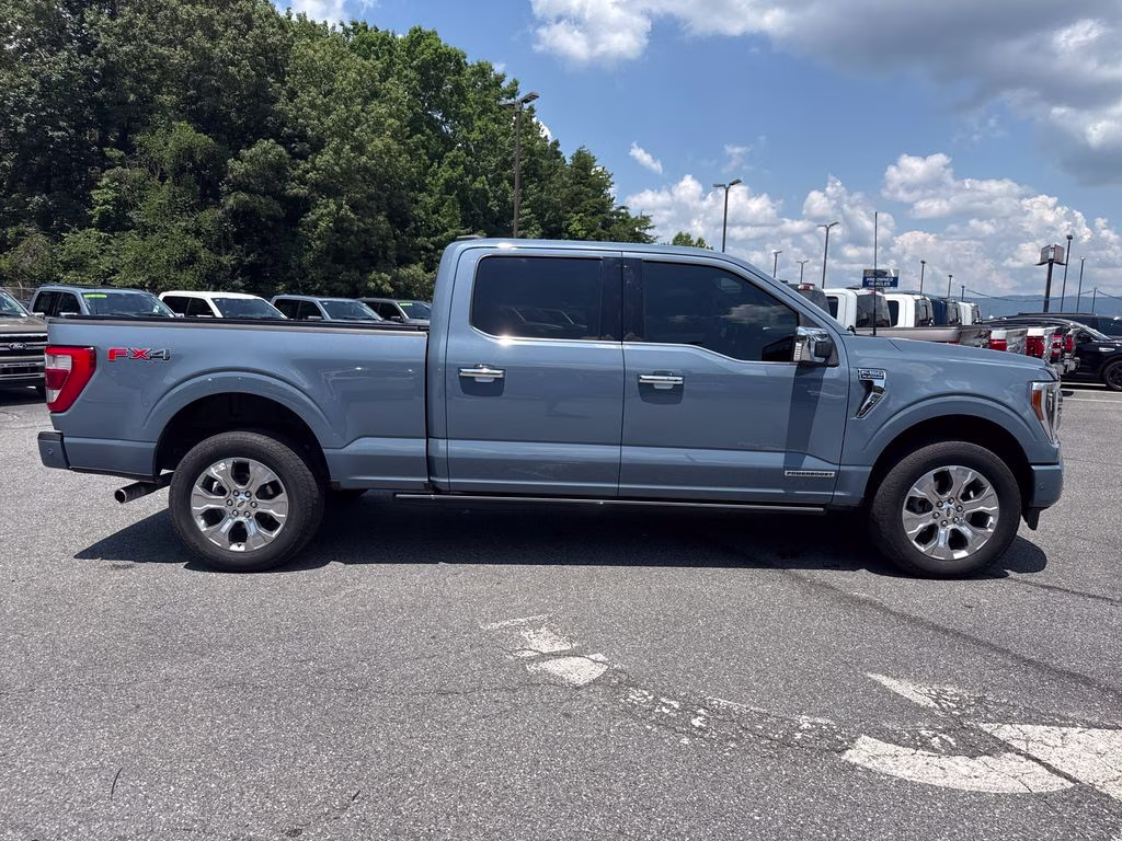 2023 Azure Gray Metallic Tri-Coat Ford F-150 Platinum 4X4 Truck