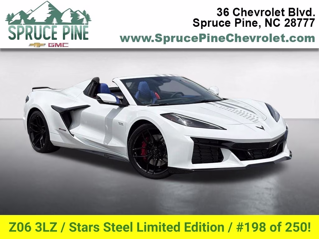 2026 Arctic White Chevrolet Corvette Z06 RWD Convertible