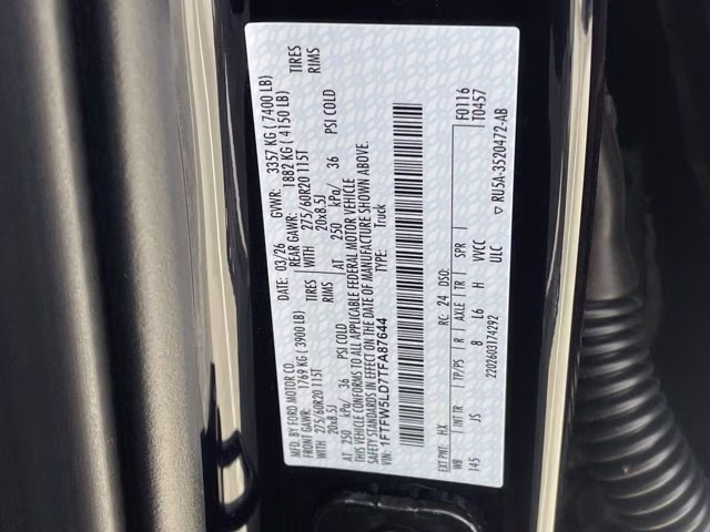 2026 Antimatter Blue Metallic Ford F-150 LARIAT 4X4 Truck