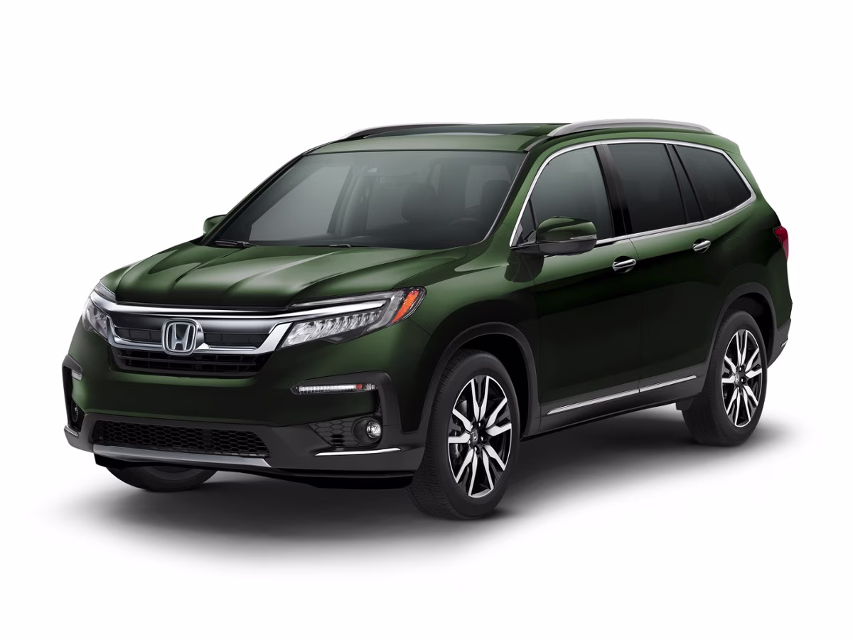 2021 Platinum White Honda Pilot Elite AWD SUV