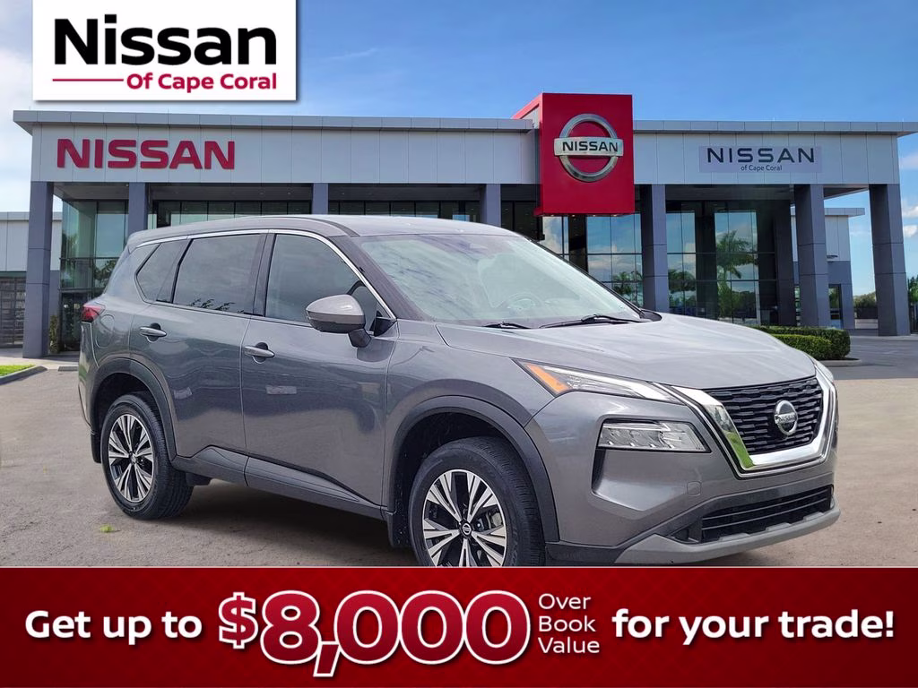 2021 Gun Metallic Nissan Rogue SV FWD SUV