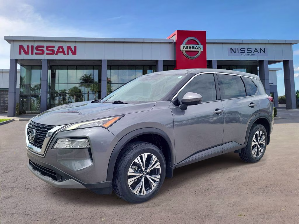 2021 Gun Metallic Nissan Rogue SV FWD SUV