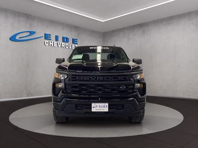 2026 Black Chevrolet Silverado 1500 Custom 4X4 Truck