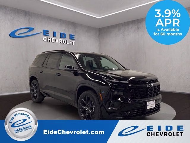2026 Mosaic Black Metallic Chevrolet Traverse RS AWD SUV