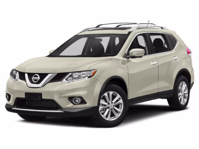 2015 Pearl White Nissan Rogue SL FWD SUV