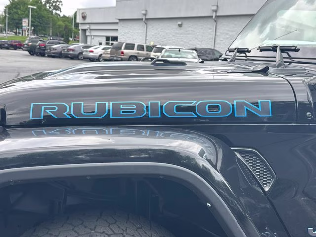 2022 Black Clearcoat Jeep Wrangler 4xe Unlimited Rubicon 4X4 Convertible
