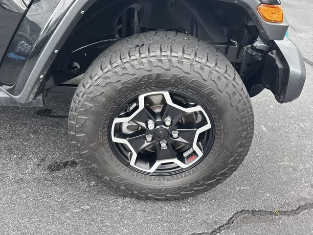 2022 Black Clearcoat Jeep Wrangler 4xe Unlimited Rubicon 4X4 Convertible