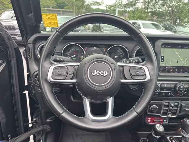 2022 Black Clearcoat Jeep Wrangler 4xe Unlimited Rubicon 4X4 Convertible