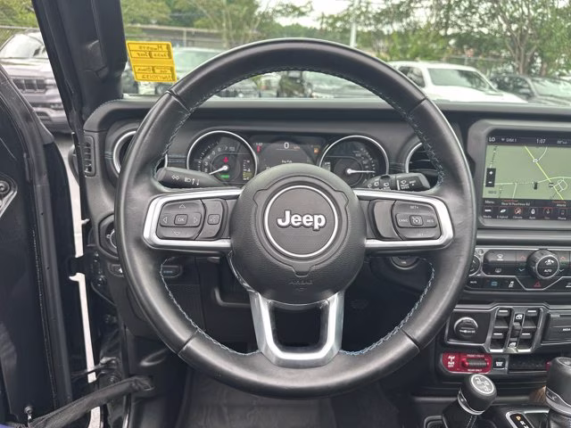 2022 Black Clearcoat Jeep Wrangler 4xe Unlimited Rubicon 4X4 Convertible