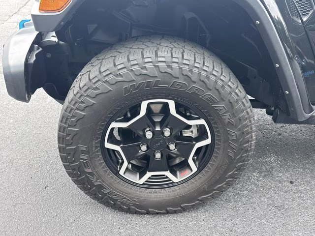2022 Black Clearcoat Jeep Wrangler 4xe Unlimited Rubicon 4X4 Convertible