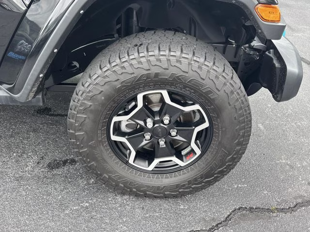 2022 Black Clearcoat Jeep Wrangler 4xe Unlimited Rubicon 4X4 Convertible
