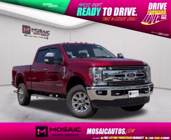 2018 Ruby Red Metallic Ford Super Duty F-350 SRW Lariat 4X4 Truck
