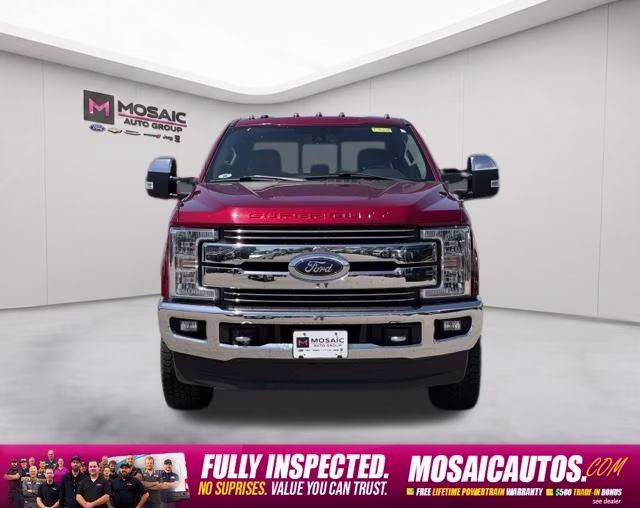 2018 Ruby Red Metallic Ford Super Duty F-350 SRW Lariat 4X4 Truck