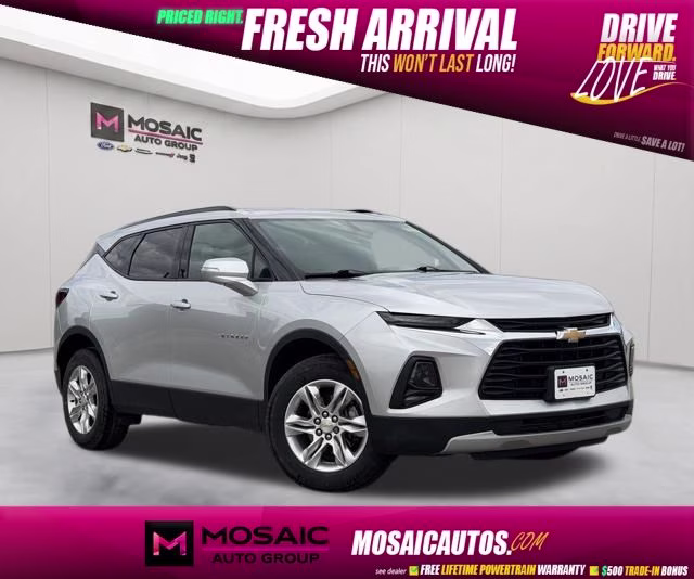 2020 Silver Ice Metallic Chevrolet Blazer LT FWD SUV