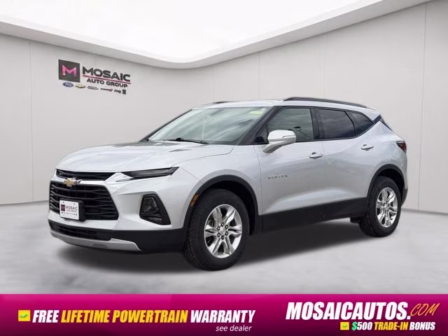 2020 Silver Ice Metallic Chevrolet Blazer LT FWD SUV