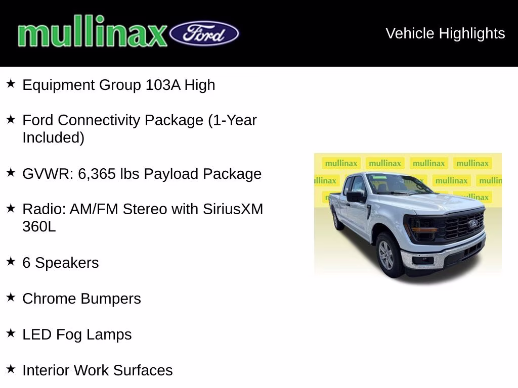 2026 Oxford White Ford F-150 XL RWD Truck