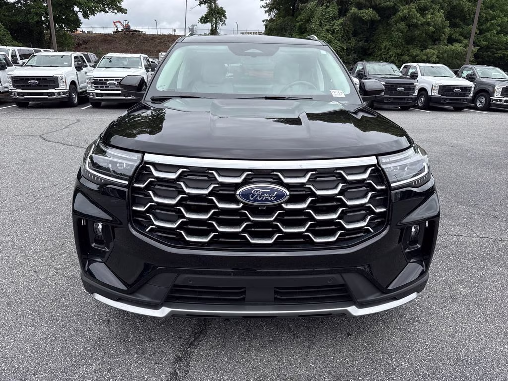 2025 Black Metallic Ford Explorer Platinum 4X4 SUV