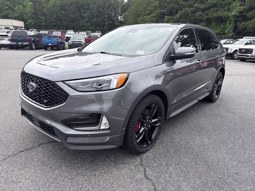 2021 Gray Metallic Ford Edge ST AWD SUV