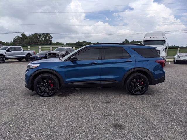 2023 Blue Metallic Ford Explorer ST 4X4 SUV