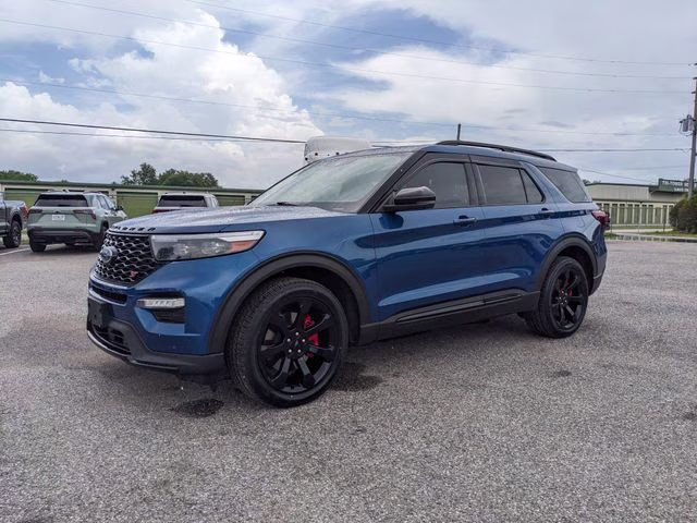 2023 Blue Metallic Ford Explorer ST 4X4 SUV