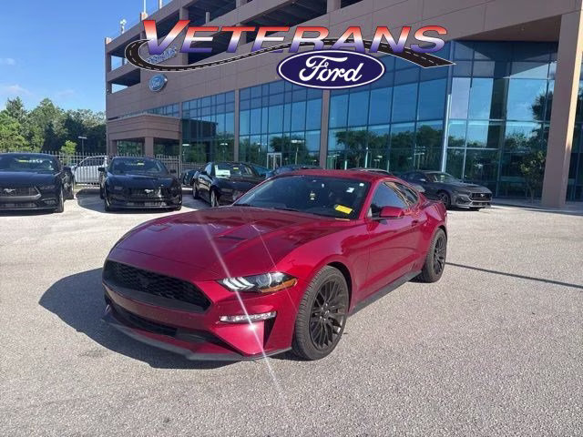 2018 Ruby Red Metallic Tinted Clearcoat Ford Mustang EcoBoost Premium RWD Coupe