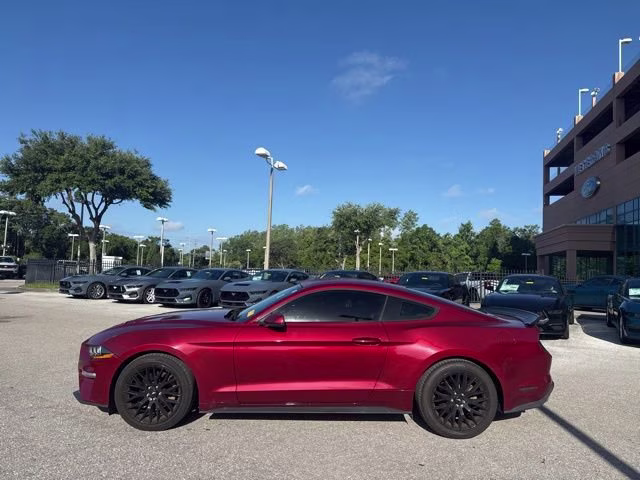 2018 Ruby Red Metallic Tinted Clearcoat Ford Mustang EcoBoost Premium RWD Coupe