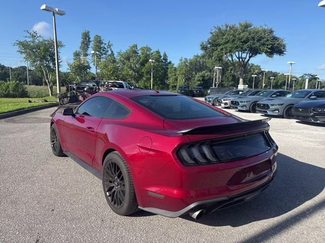 2018 Ruby Red Metallic Tinted Clearcoat Ford Mustang EcoBoost Premium RWD Coupe