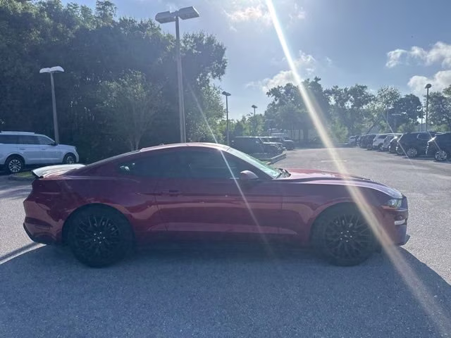 2018 Ruby Red Metallic Tinted Clearcoat Ford Mustang EcoBoost Premium RWD Coupe