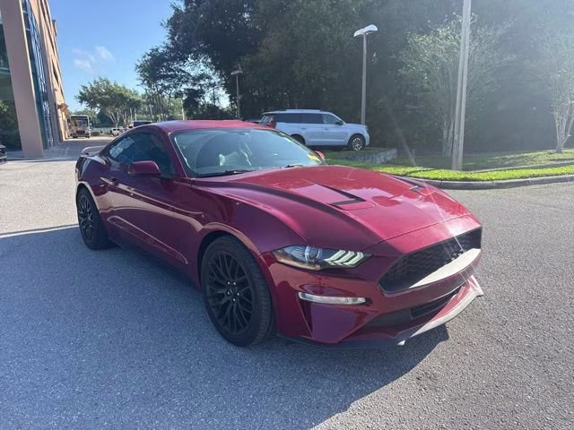 2018 Ruby Red Metallic Tinted Clearcoat Ford Mustang EcoBoost Premium RWD Coupe