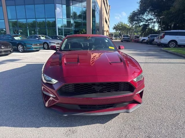 2018 Ruby Red Metallic Tinted Clearcoat Ford Mustang EcoBoost Premium RWD Coupe