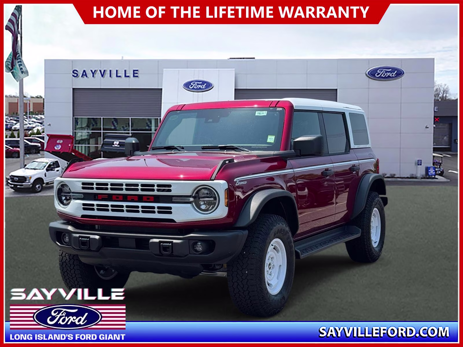 2026 Red Ford Bronco Heritage Edition 4X4 SUV