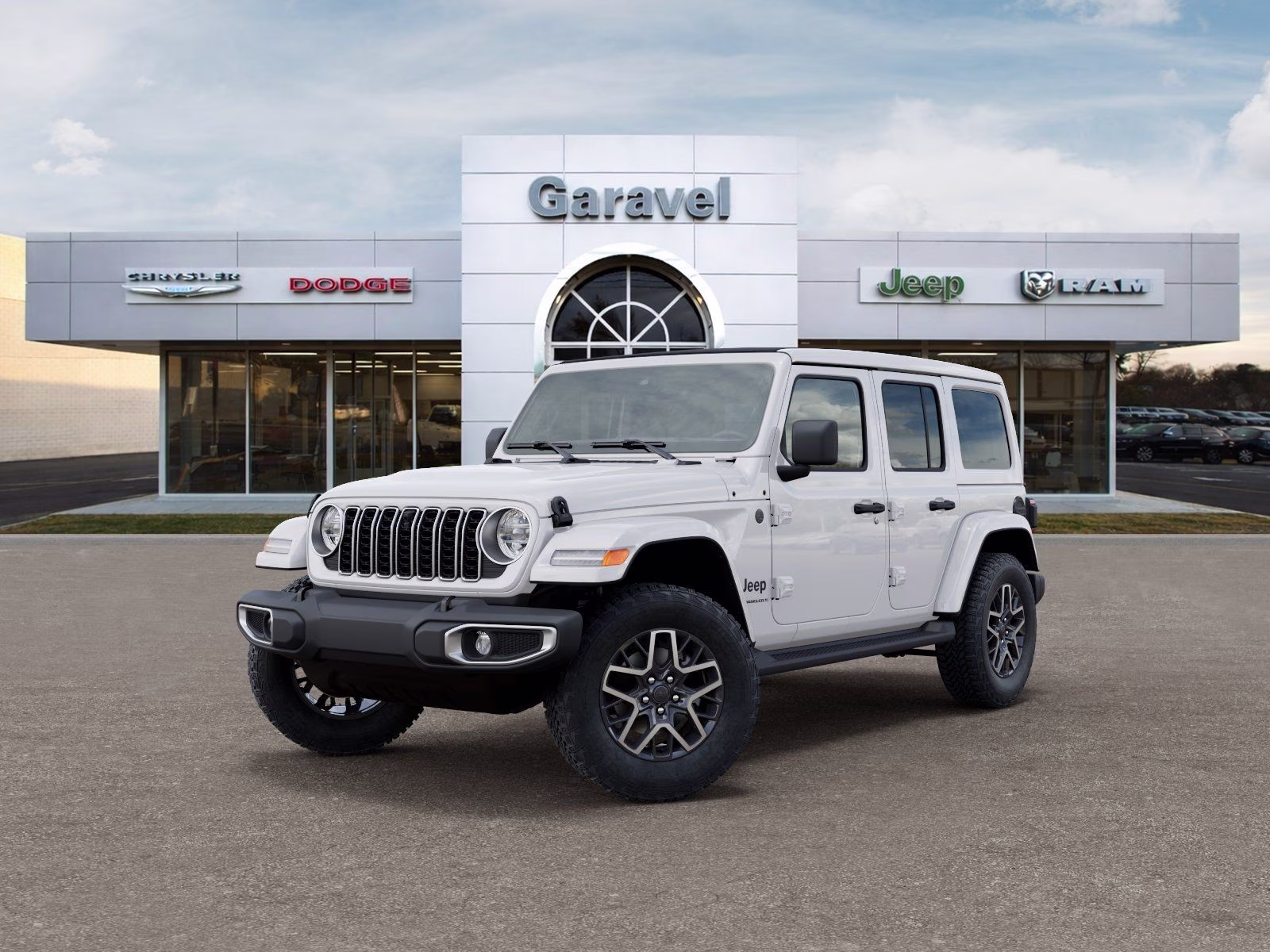 2026 Bright White Clearcoat Jeep Wrangler Sahara 4X4 SUV