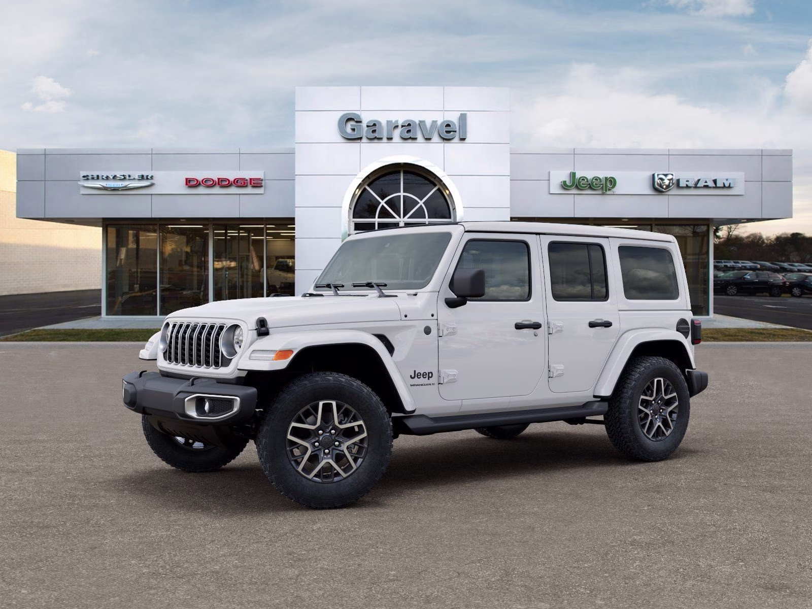 2026 Bright White Clearcoat Jeep Wrangler Sahara 4X4 SUV