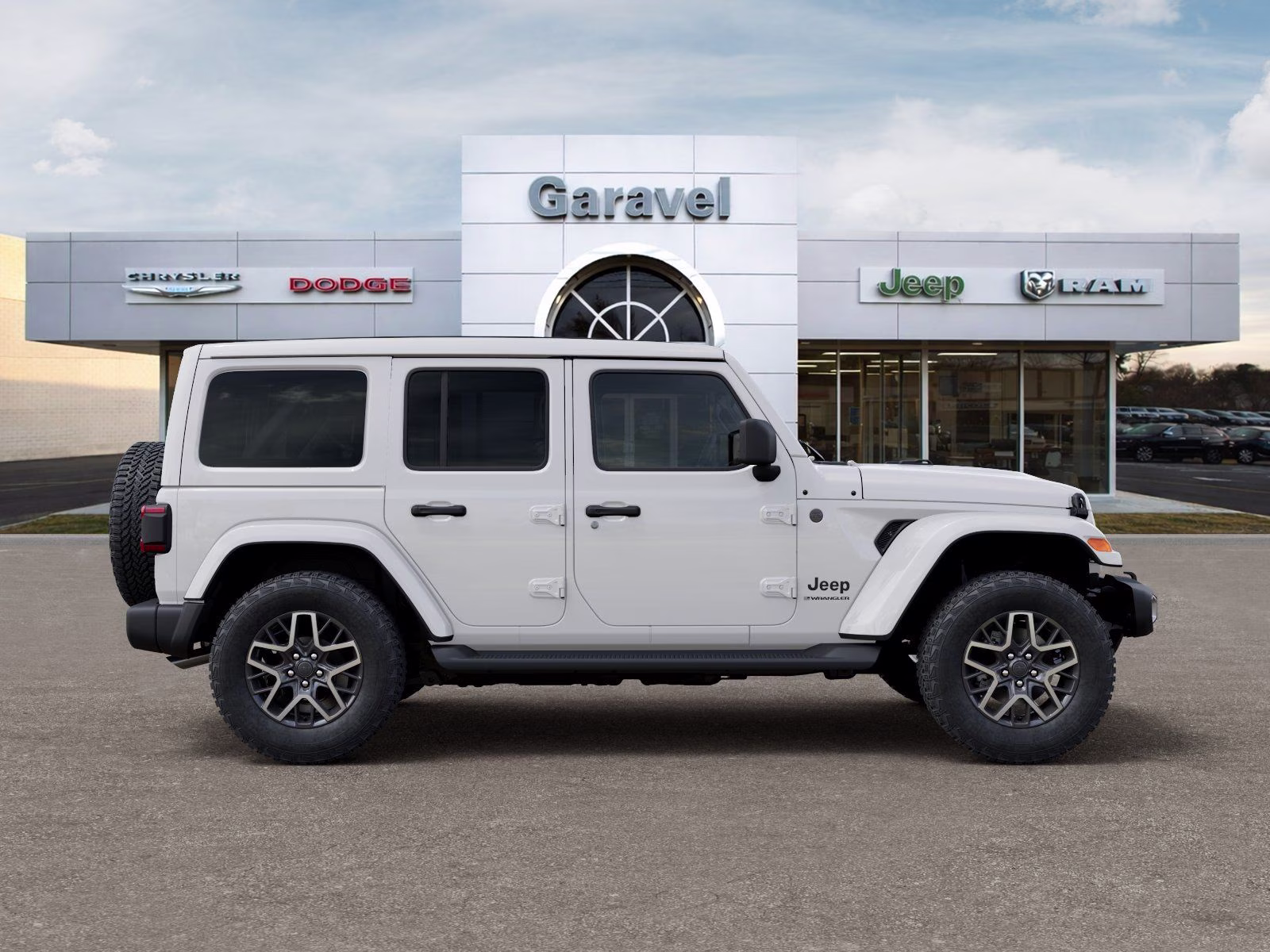 2026 Bright White Clearcoat Jeep Wrangler Sahara 4X4 SUV