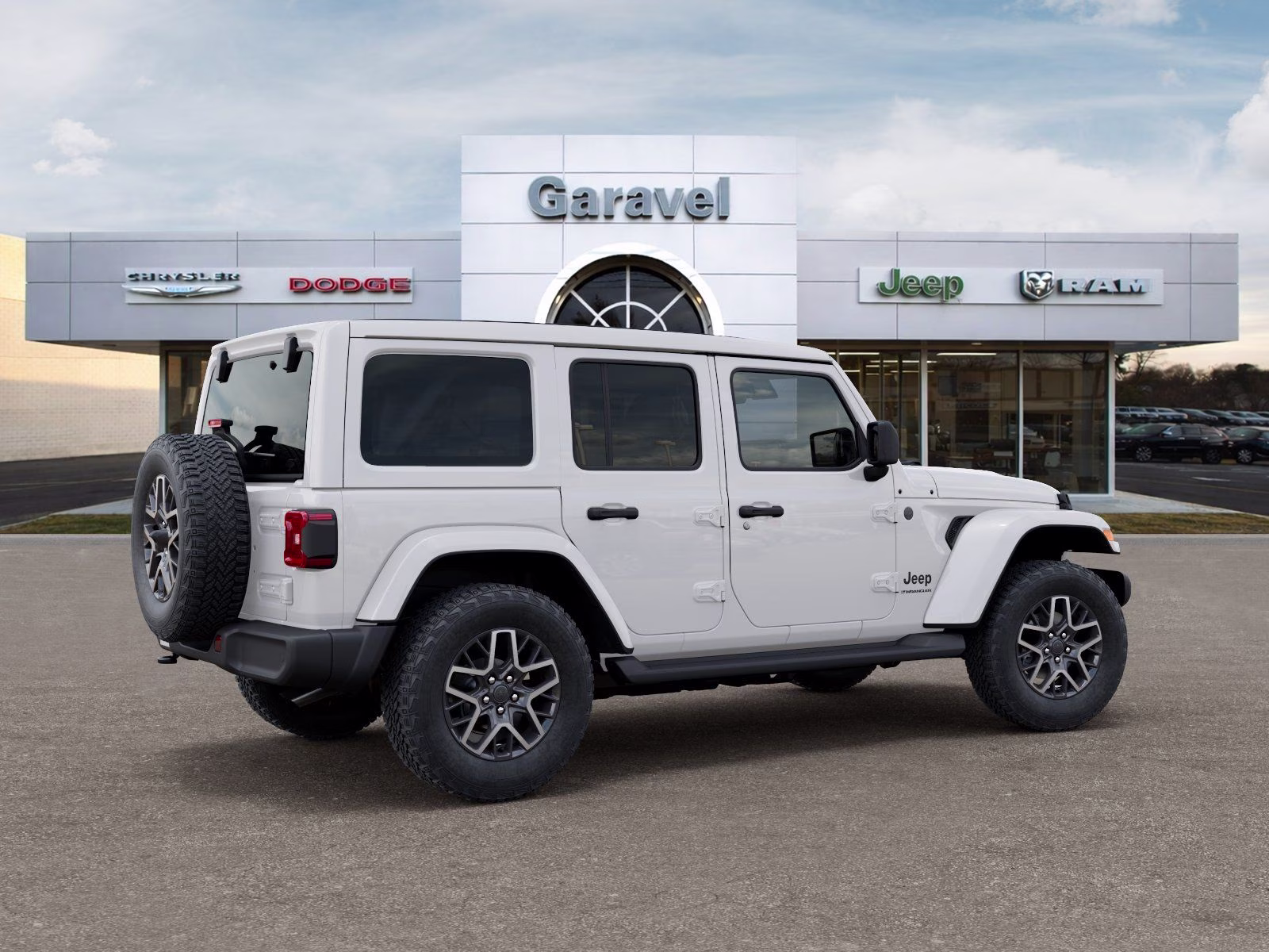 2026 Bright White Clearcoat Jeep Wrangler Sahara 4X4 SUV