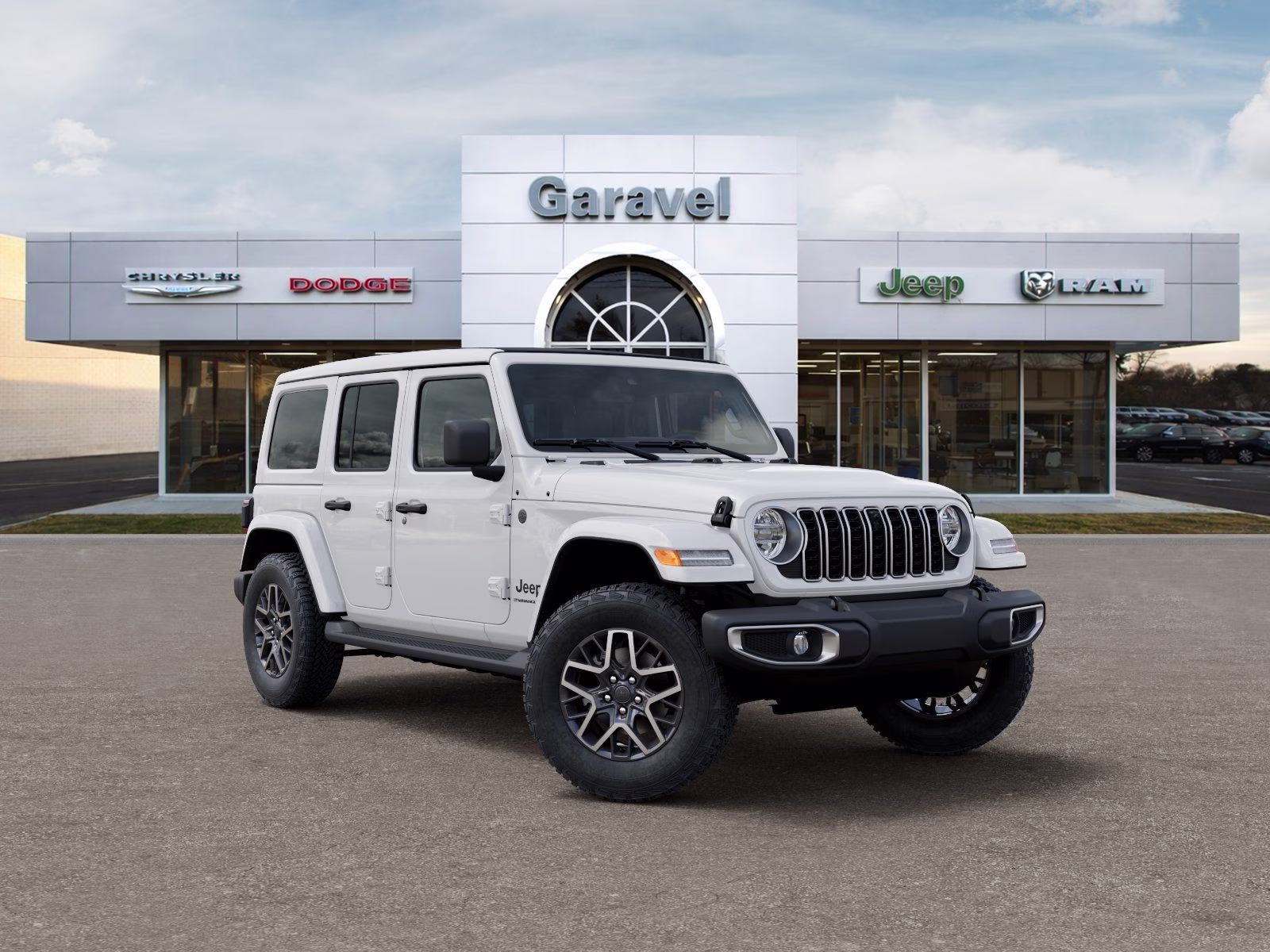 2026 Bright White Clearcoat Jeep Wrangler Sahara 4X4 SUV