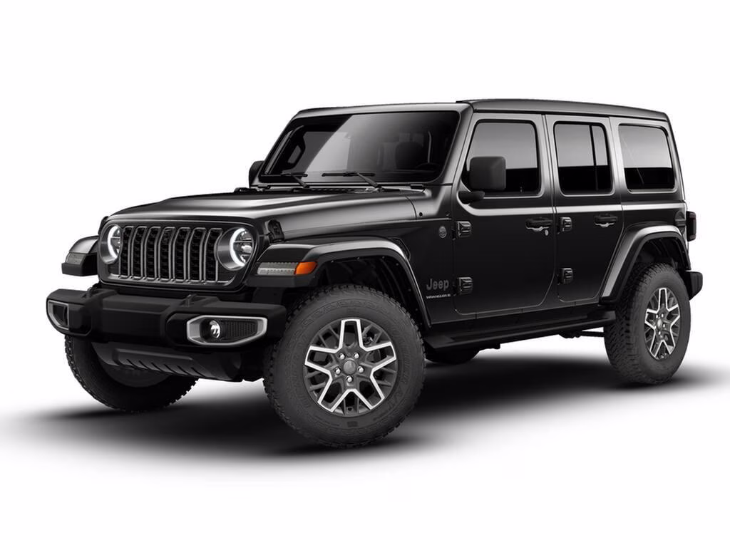 2026 Black Clear Coat Jeep Wrangler Wrangler 4-door Sahara 4X4 4-door