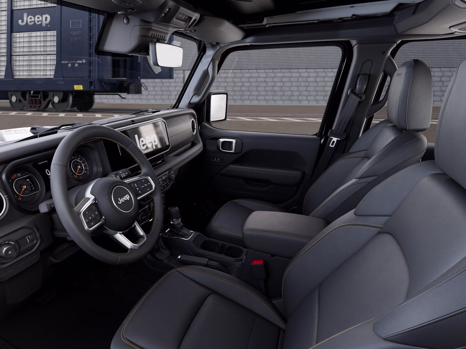 2026 Black Clear Coat Jeep Wrangler Wrangler 4-door Sahara 4X4 4-door
