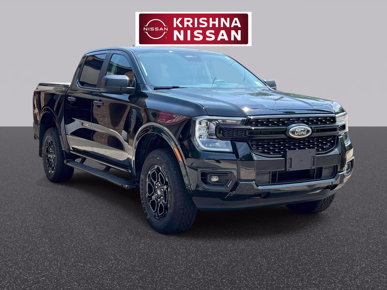2025 Black Ford Ranger XLT 4WD SuperCrew 5' Box 4X4 Truck