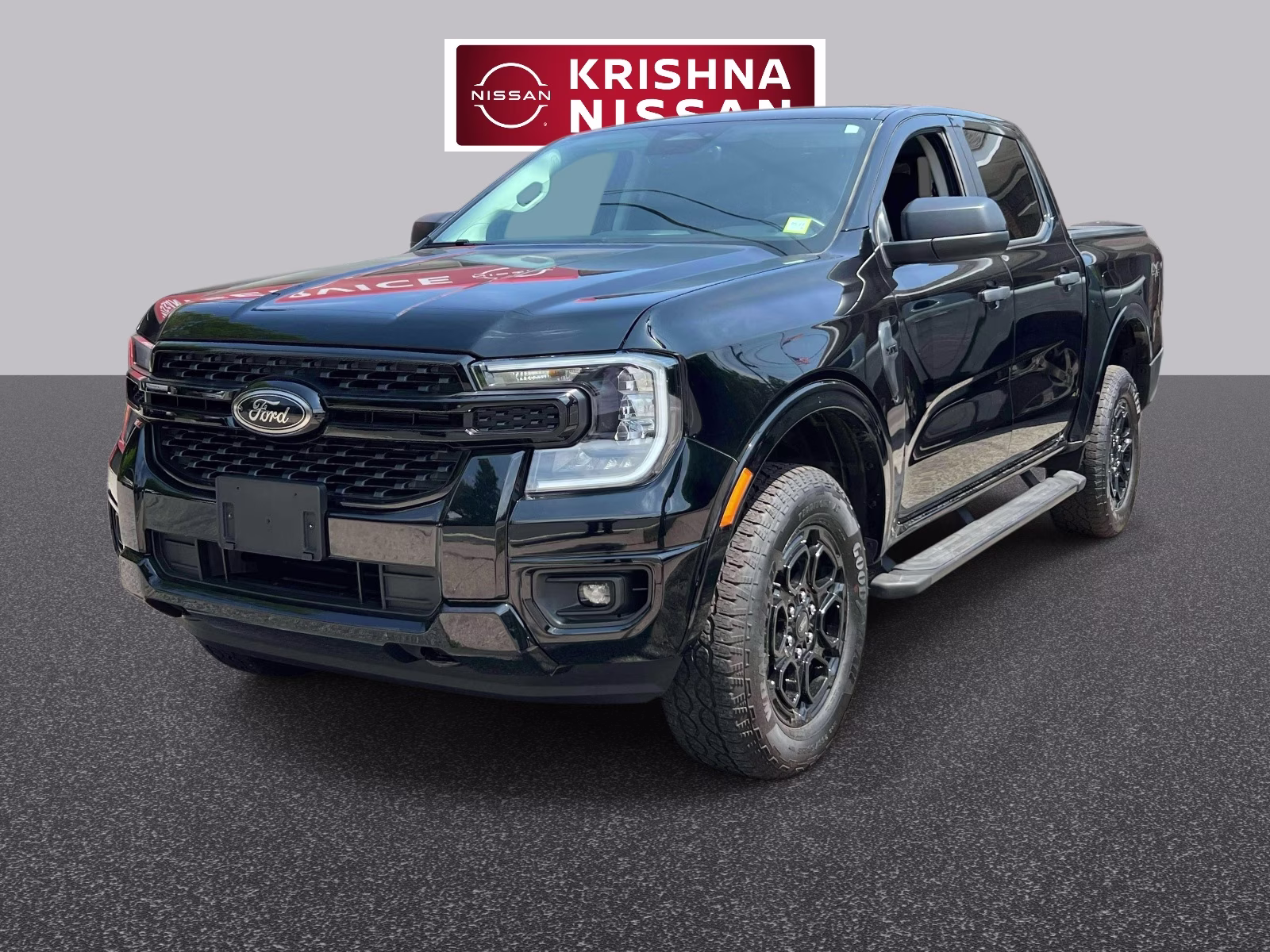 2025 Black Ford Ranger XLT 4WD SuperCrew 5' Box 4X4 Truck