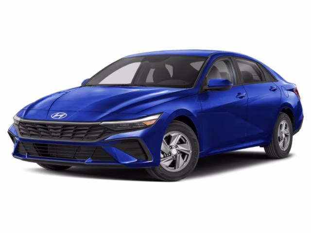2025 Blue Hyundai Elantra SE FWD Sedan
